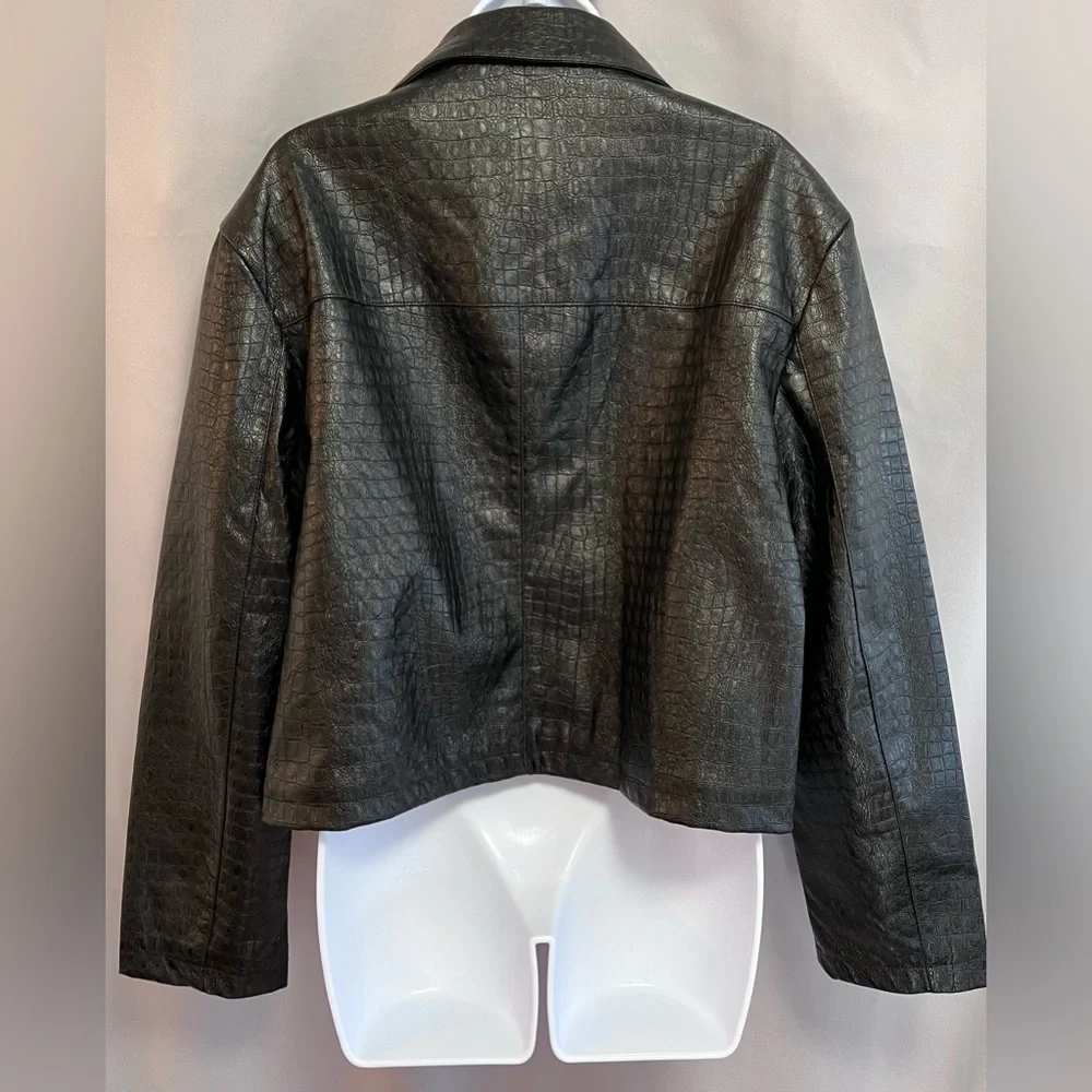 Bagatelle NYC  Faux Leather  Jacket‎ Black Women’s Size XL